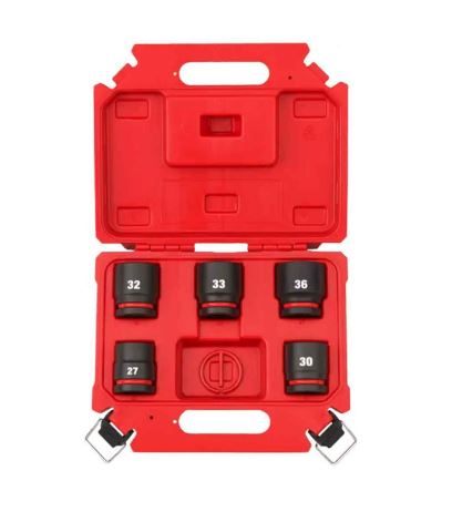 1" IMPACT SOCKET SET 5PC MILWAUKEE