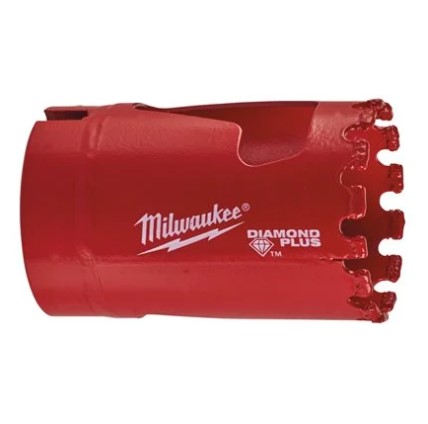 32.0mm DIAMOND PLUS WET/DRY HOLESAW 5/8 X 18  MILWAUKEE