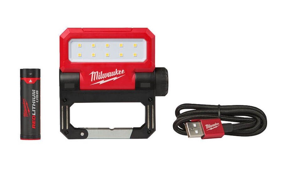 L4FFL RECHARGEABLE FOLDING WORK LIGHT IP54 550 LUMENS