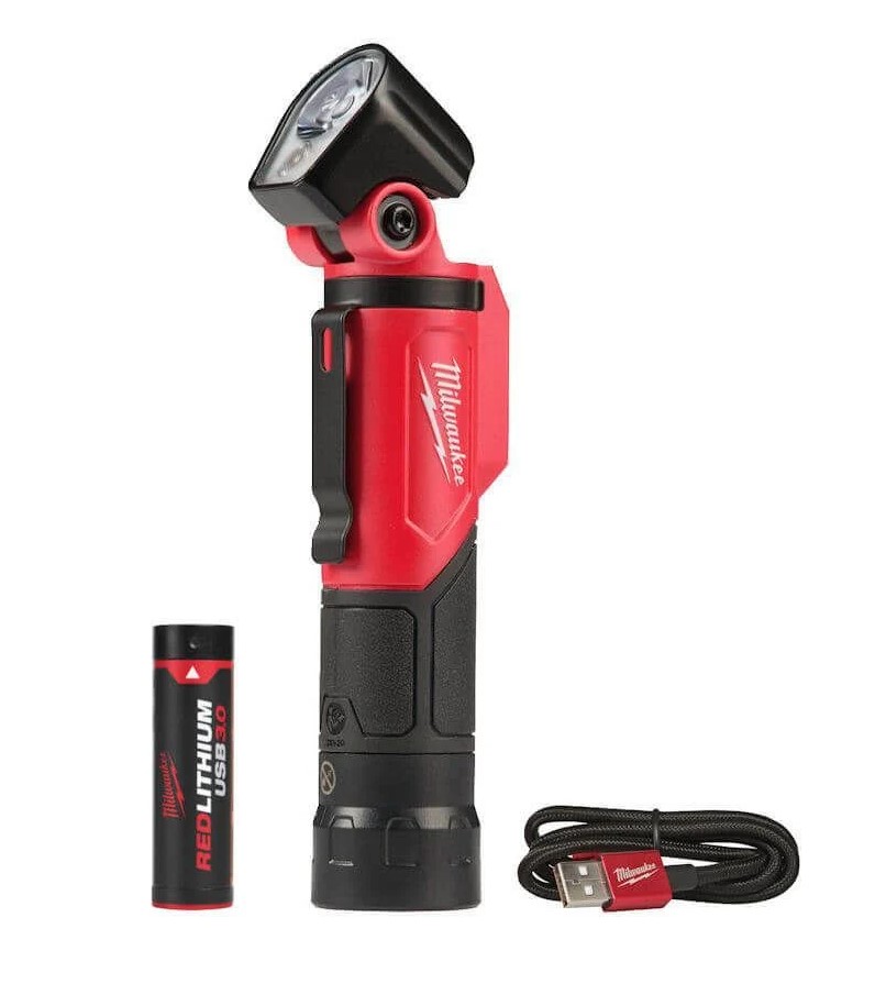 L4PWL USB RECHARGEABLE PIVOTING WORK LIGHT IP67 500 LUMENS