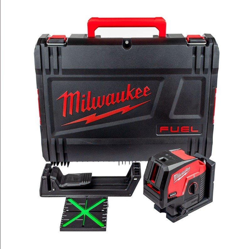 M12 CLLP-0C GREEN CROSS LINE LASER WITH PLUMB POINTS 12V BODY ONLY