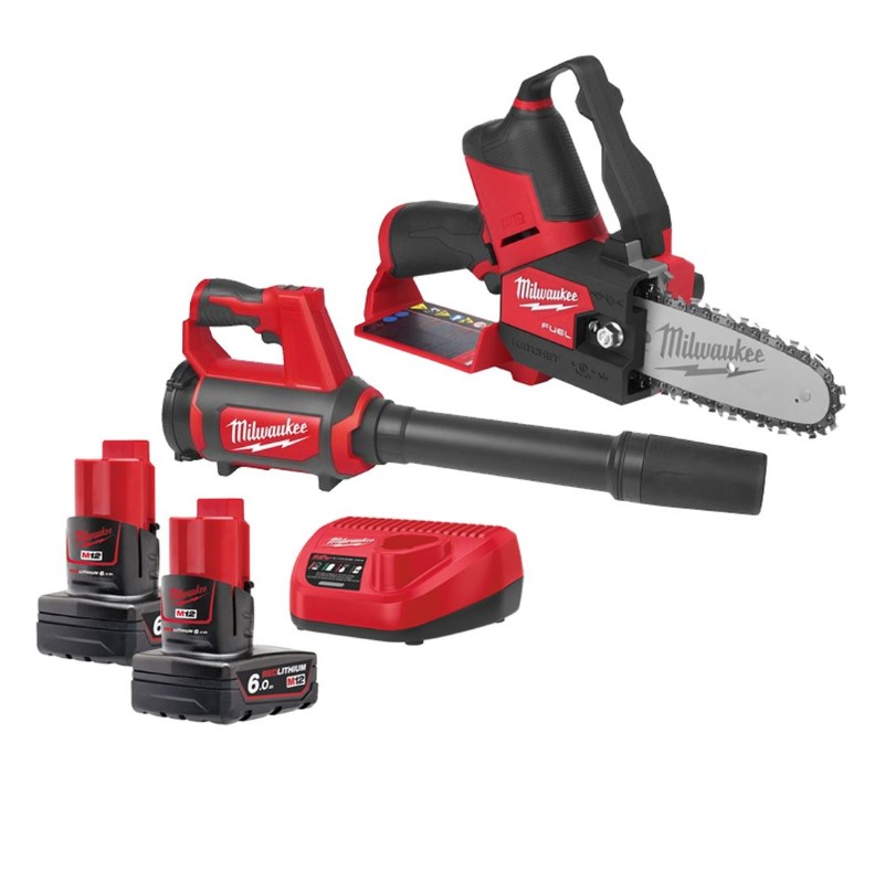 M12FPP20P1 M12 HATCHET AND BLOWER KIT 12V + 2 X 6.0AH BATTS MILWAUKEE