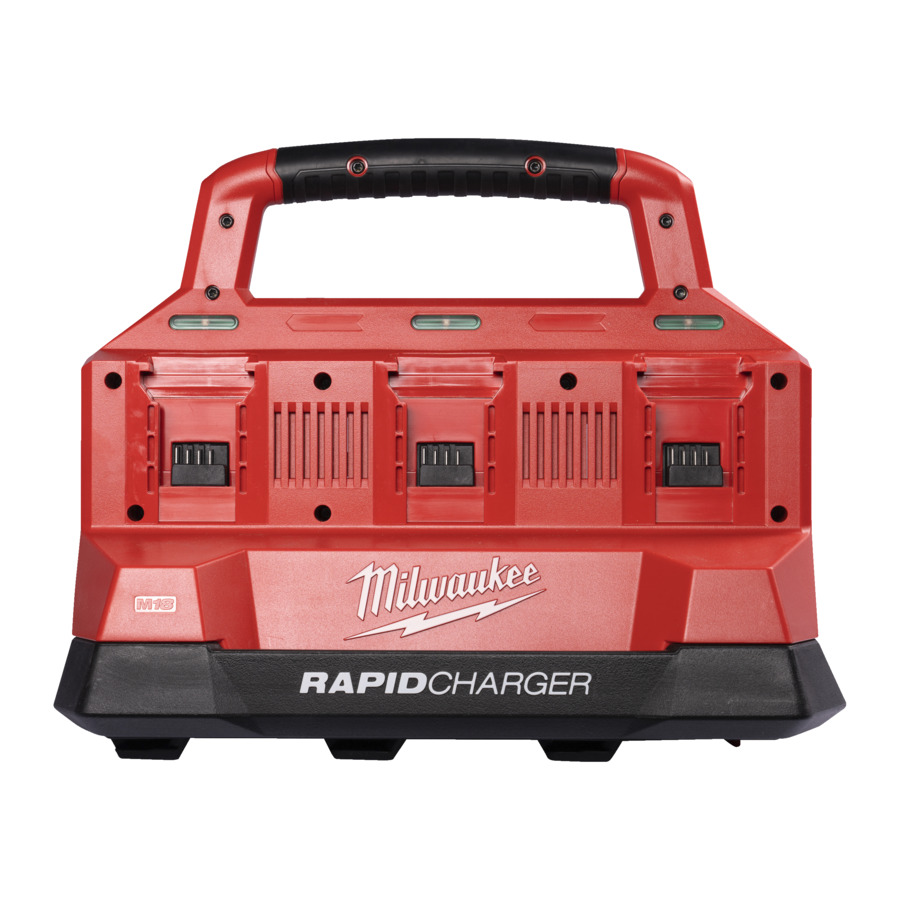 M18PC6 6 BAY PACKOUT RAPID CHARGER GB2 18V 240V MILWAUKEE