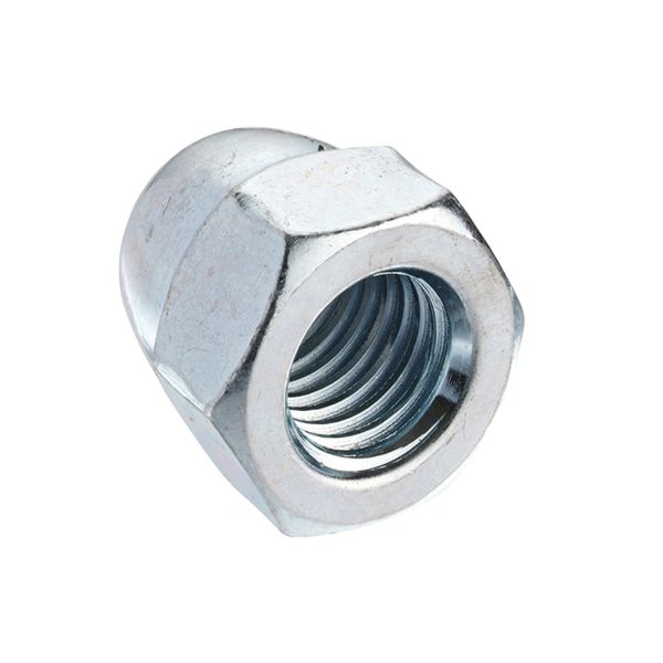 M8 DOME NUT ZINC PLATED 100-BOX