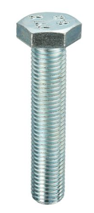 M16 x 150 HEX HEAD SET SCREW ZINC PLATED FULLY THREADED 20-BOX