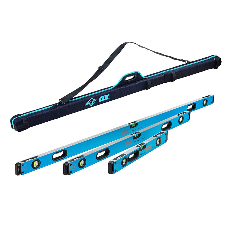 PRO SPIRIT LEVEL SET IN BAG 3-PCE OX