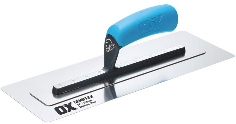 405 x 125mm (16") SEMI FLEX STAINLESS STEEL TROWEL