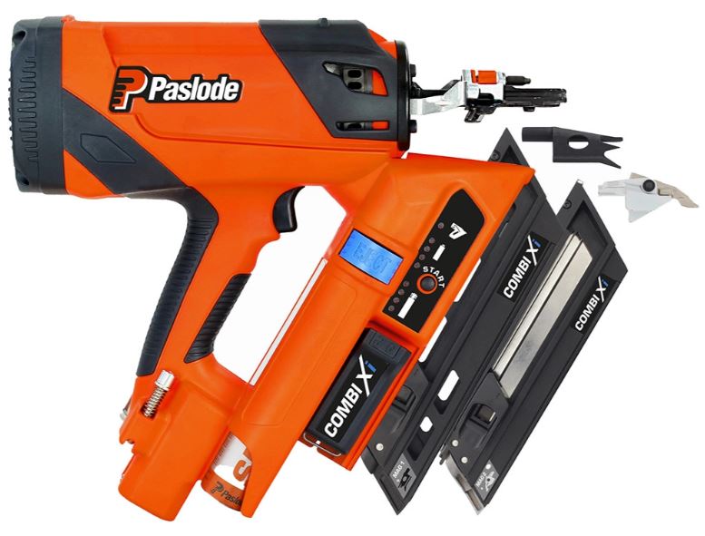 COMBIXI 2-IN-1 FRAMING AND POSITIVE PLACEMENT GAS NAILER KIT PASLODE