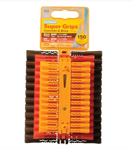SOLID WALL SUPER WALL PLUGS ASSORTED 150-PK PLASPLUGS