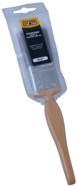 38mm (1 1/2") DIAMOND SYNTHETIC PAINT BRUSH RODO