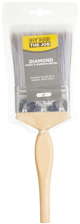 75mm (3") DIAMOND SYNTHETIC PAINT BRUSH RODO