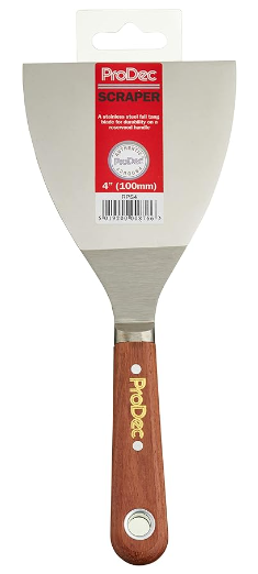100mm (4") PAINT/WALL PAPER SCRAPER  RODO