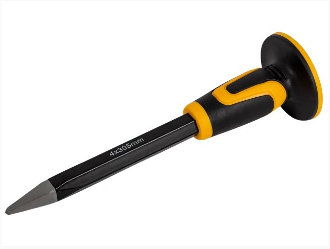 Concrete Chisel With Guard 300 x 25 x 4mm Point