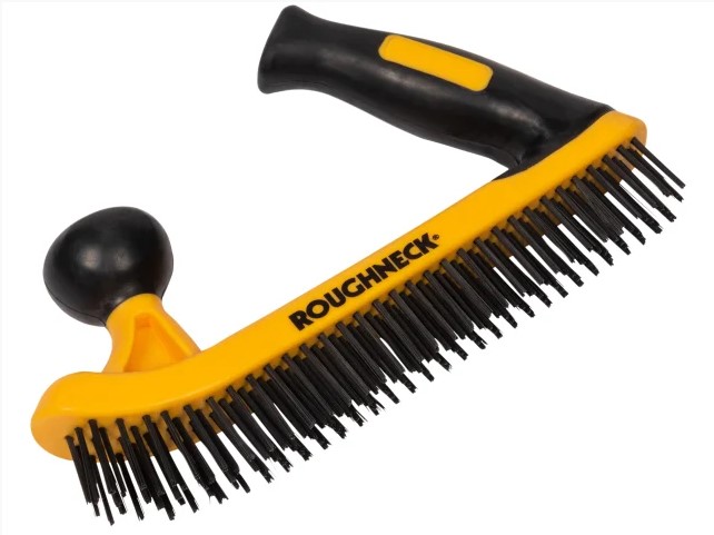 Two-Handed Wire Brush Soft-Grip