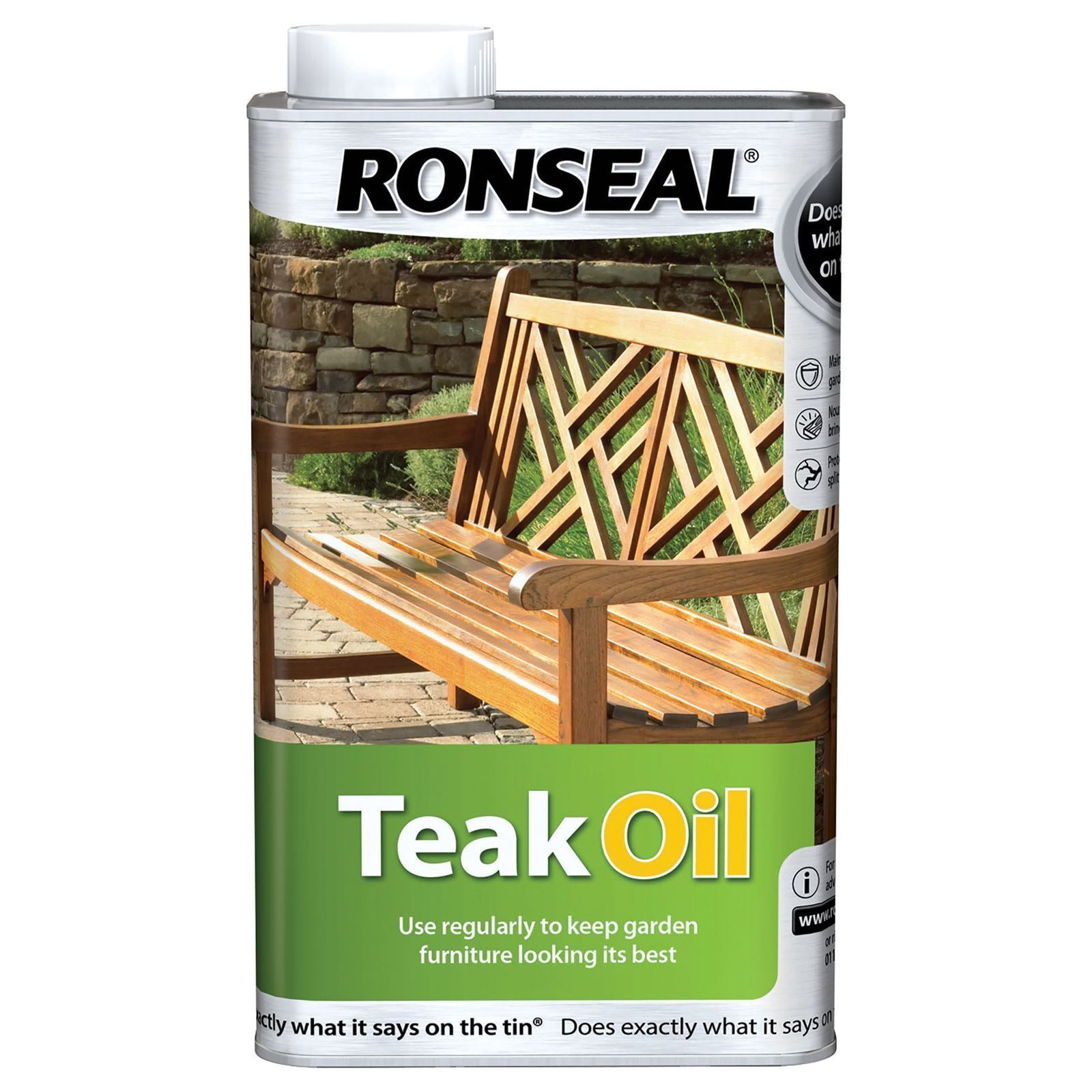 Garden Furniture Teak Oil Can 1 litre