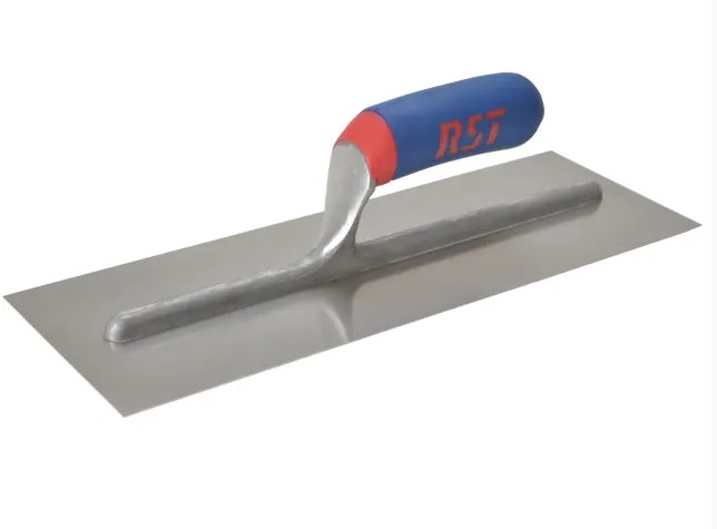 Plasterer's Finishing Trowel Stainless Steel Soft Touch Handle 13 x 5in
