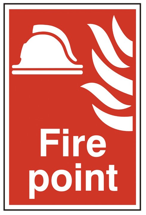 Fire Point - PVC Sign 200 x 300mm