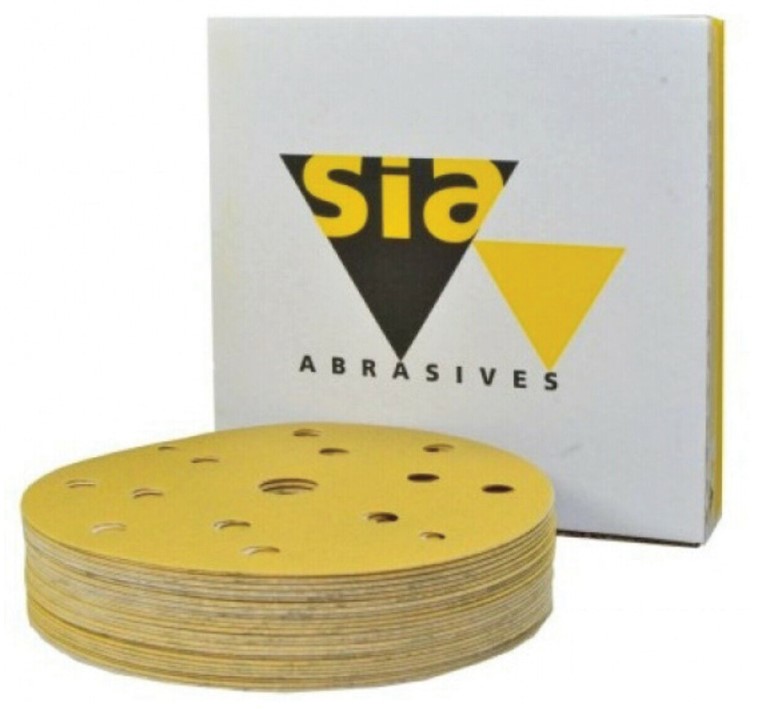 150mm (6") x 40G SIAONE 1944 SANDING DISC 15-HOLES 50-BOX