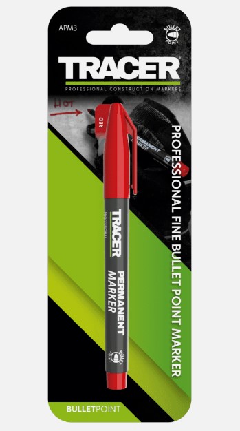 RED TRACER PERMANENT MARKER
