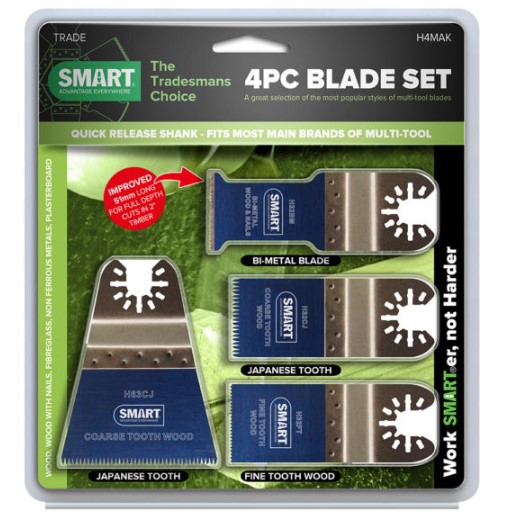 UNIVERSAL MULTI-TOOL BLADE KIT 4-PCE