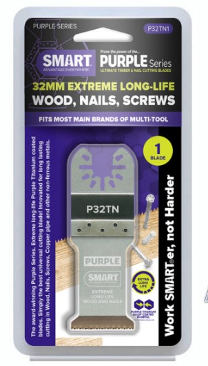 32mm BI-METAL TITANIUM COATED BLADE 1-PK