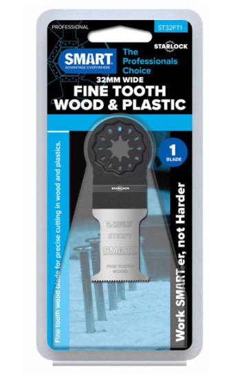 32mm STARLOCK FINE TOOTH WOOD AND PLASTIC BLADE 1-PK