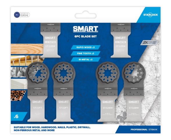 32mm STARLOCK MULTI BLADE SET 6-PK