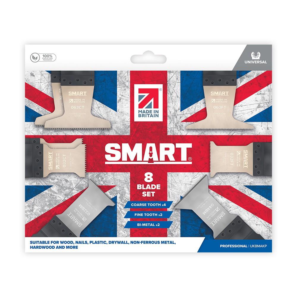 8 PCE BRITISH MULTI TOOL BLADE SET UNIVERAL FIT