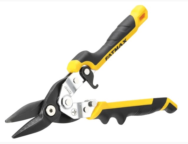 FatMax Yellow Ergo Aviation Snips Straight Cut 250mm (10in)