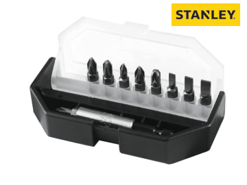Slotted/Phillips/Pozidriv Insert Bit Set, 10 Piece