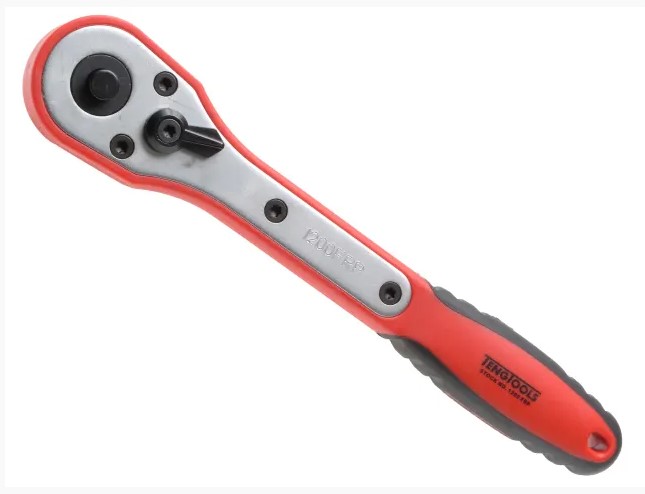 Quick-Release Reversible Ratchet 45 Tooth Fibre Handle - 1/2in Drive