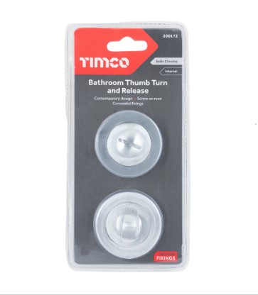 50mm (2") TURN AND RELEASE SATIN CHROME