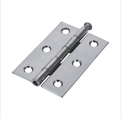 75mm (3") PLAIN BUTT HINGE LOOSE PIN POLISHED CHROME PAIR-QTY-1