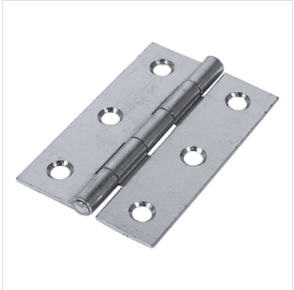 75mm (3") PLAIN BUTT HINGE ZINC PLATED PAIR-QTY-1