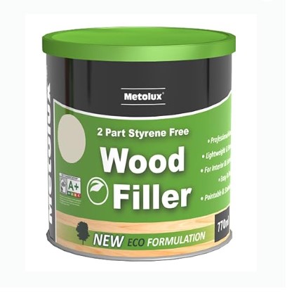 2-PART WOOD FILLER LIGHT OAK 770ml METOLUX