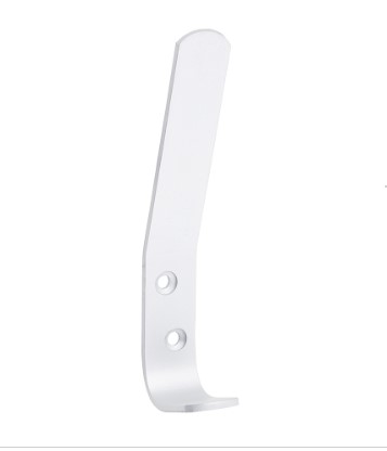 125mm (5") HAT AND COAT HOOK ANODISED ALUMINIUM PACK-QTY-2
