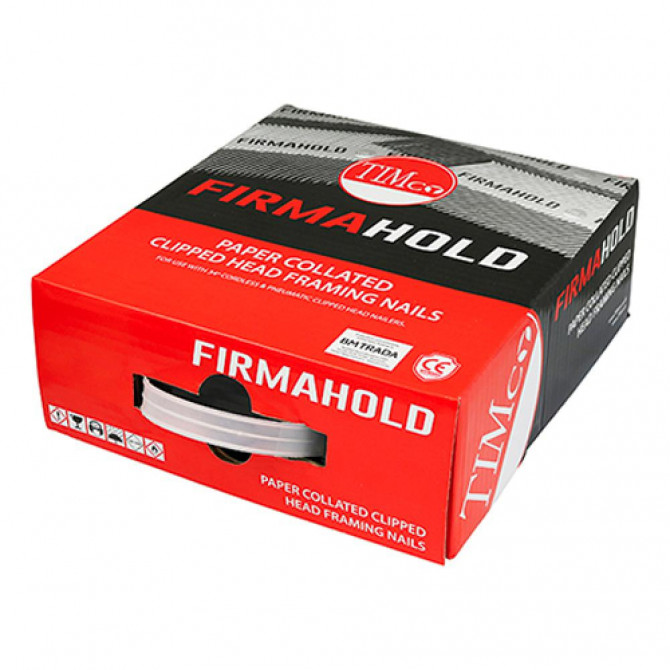 90mm x 3.1mm SMOOTH SHANK GALVANISED GUN NAILS 2200-PK (NO GAS) TIMCO