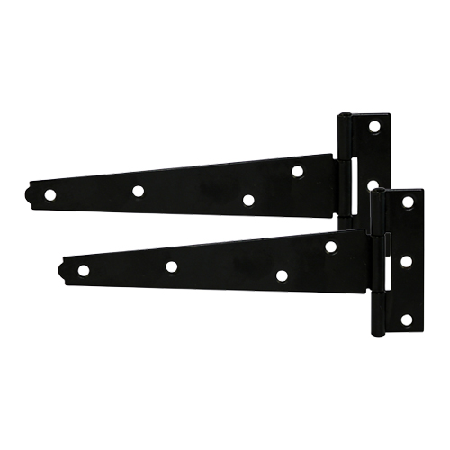 250mm (10") LIGHT DUTY TEE HINGE BLACK