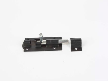 100mm (4") STRAIGHT TOWER BOLT BLACK