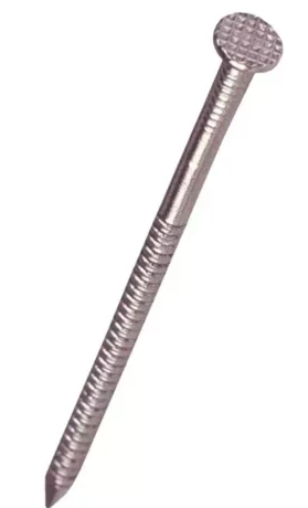 50mm x 2.65mm ANNULAR RING SHANK NAILS STAINLESS STEEL 1-KG TIMCO
