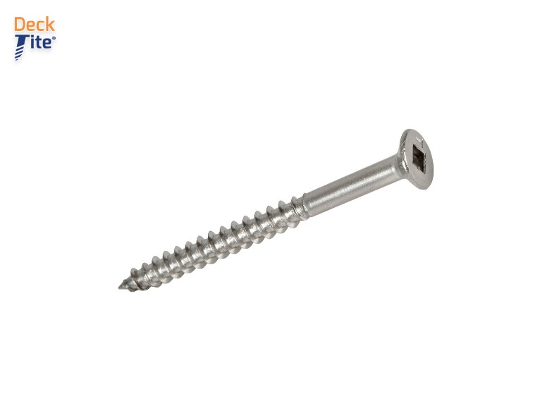 4.5 x 57mm DECK-TITE PLUS SQ DRIVE CSK SCREW STAINLESS STEEL 200-BOX