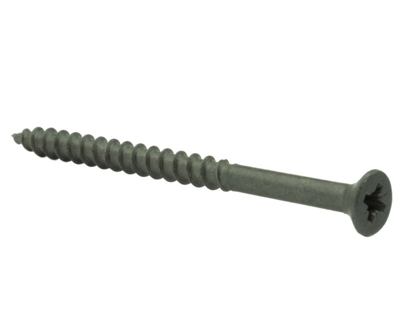 4.0 x 40mm DECK-TITE POZI CSK SCREW NET-COAT GREEN PLATING 200-BOX