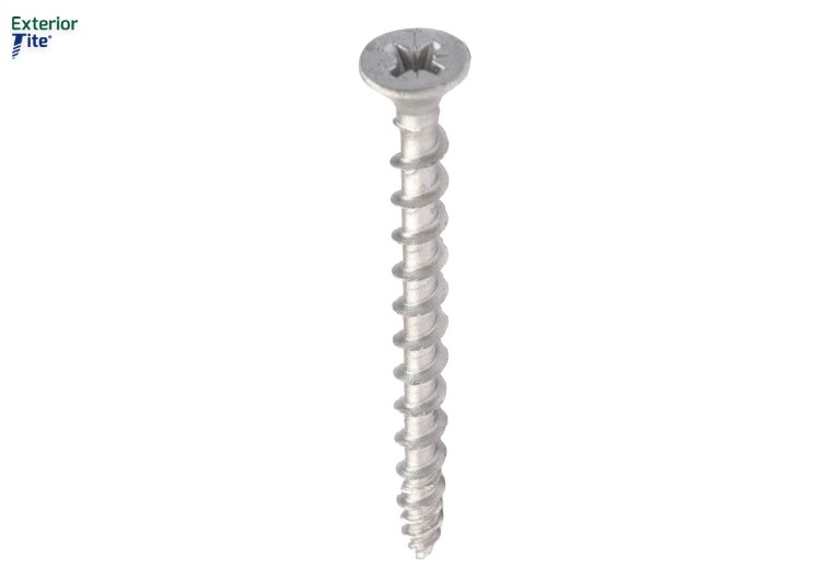 3.5 x 16mm EXTERIOR-TITE POZI CSK SCREW SILVER 200-BOX
