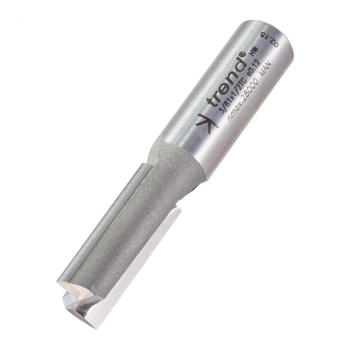 12.7mm DIA x 32mm CUT x 1/2" SHANK TWO FLUTE CUTTER TREND