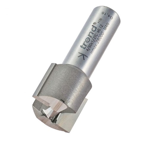 22mm DIA x 19mm CUT x 1/2" SHANK TWO FLUTE CUTTER TREND