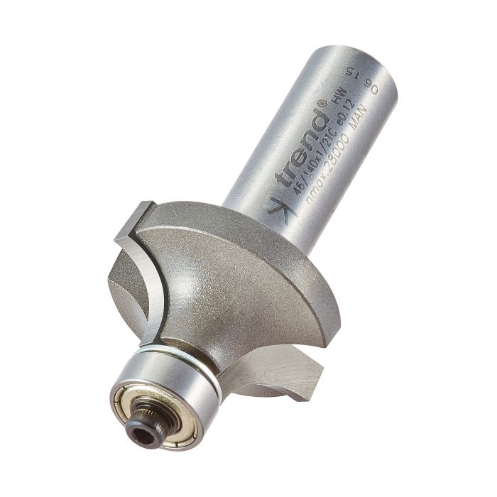 9.5mm RAD x 1/2" SHANK BEARING GUIDED OVOLO CUTTER TREND