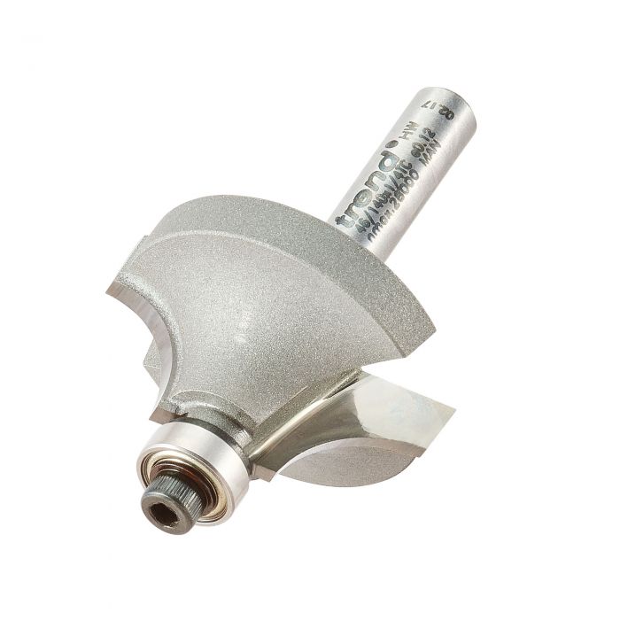 9.5mm RAD x 1/4" SHANK BEARING GUIDED OVOLO CUTTER TREND