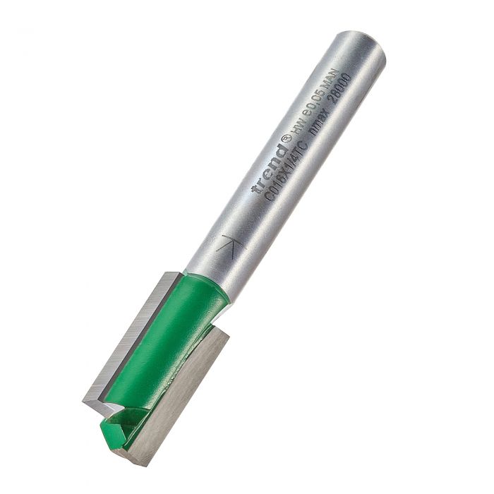 10.0mm DIA x 19.0mm CUT x 1/4" SHANK TWO FLUTE CUTTER TREND