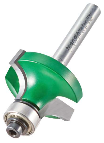 9.5mm RAD x 15.9mm CUT x 1/4TC SHANK ROUND OVER CUTTER TREND