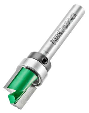 12.7mm DIA x 12.7mm CUT x 1/4" SHANK GUIDED PROFILER CUTTER TREND